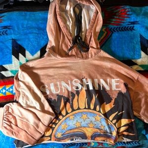 Long sleeve crop top